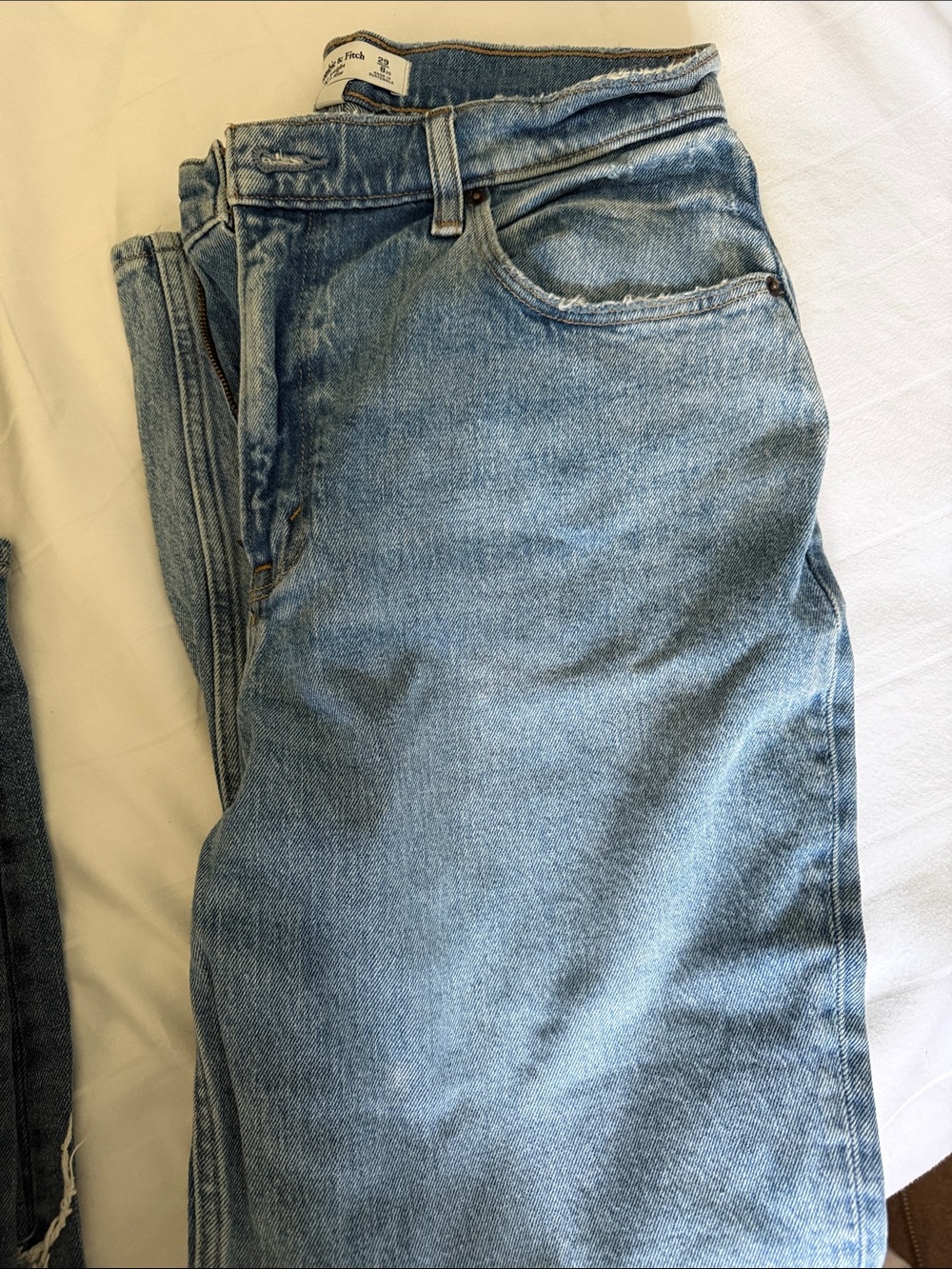 Abercrombie & Fitch Light Blue High-Rise Women's Jeans